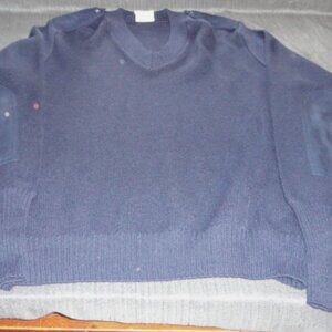 MILITARY EQUIPMENT US AIR FORCE AUTHORIZED sz44R UNIFORM PULLOVER SWEATER JM 349